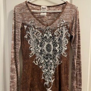 Vocal Long Sleeve Embellished Made in USA